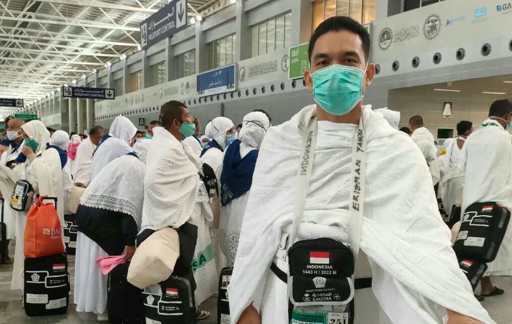 JCH Kloter 9 EHA Pekanbaru Tiba di Makkah