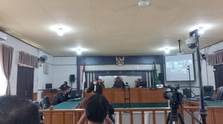 Sidang gratifikasi Annas Maamun di PN Pekanbaru. F. :. IST