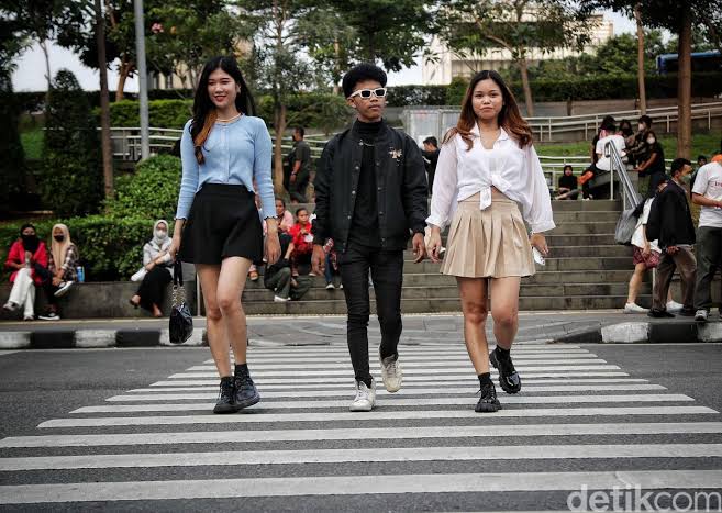 Ajang Citayam Fashion Week di Jakarta. F. :. IST