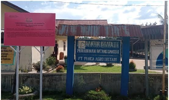 Salah satu aset PT Duta Palma Group di Inhu Riau yang disita. F. :. IST
