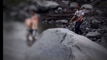 Lokasi tewasnya dua bocah SD di Lumajang. F. :. TVONENEWS