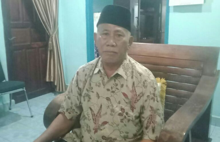 Suparto Wiguna, sesepuh masyarakat Jawa di Dumai. F. :. SARMON