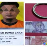 Pencuri kotak infak masjid di Pangkalan Sesai, Dumai Barat. F. :. HMSPOL