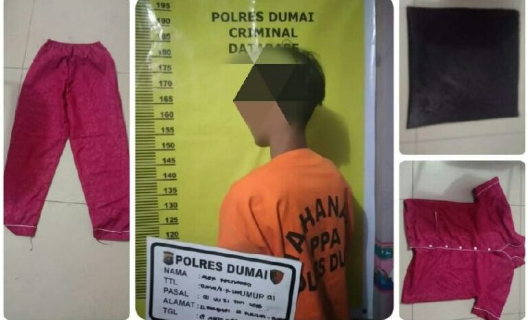 Tersangka dan BB diamankan polisi. F. :. HMSPOL