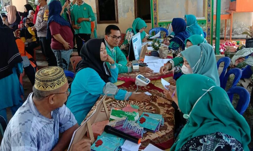 Kegiatan Gebyar Kampoeng Baru Sehat di Kelurahan Kampung Baru. F. :. DOK