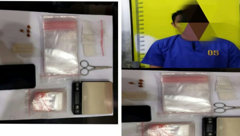 Juragan narkoba diciduk Polres Dumai. F : HMSPOL