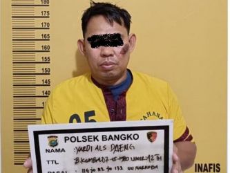 Warga Dumai tangy ditangkap Polres Rohil. F. :. CAKAPLAH.COM
