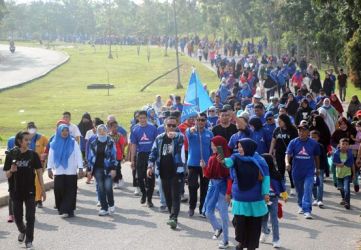 Deklarasi dukung AHY di Pelelawan Riau. F. :. CAKAPLAH.COM