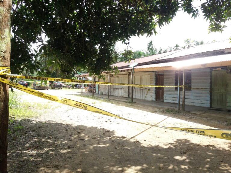 Lokasi penangkapan teroris di Simpang PT KAT Inhu, Riau.bF : RIAULINK