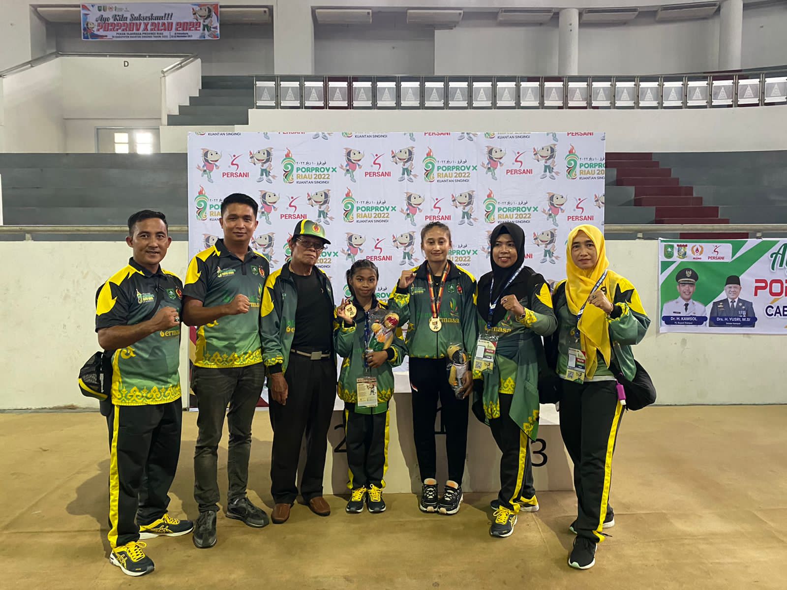 PORPROV X RIAU-KUANSING, Cabor Senam Bengkalis Sumbangkan Dua Medali Emas  
