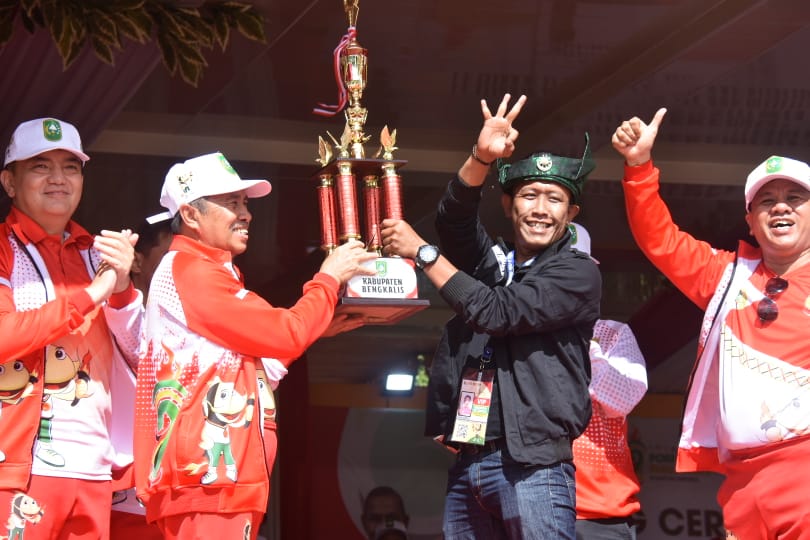 Raih 94 Emas, Kontingen Bengkalis Juara Umum Porprov X Riau 2022
