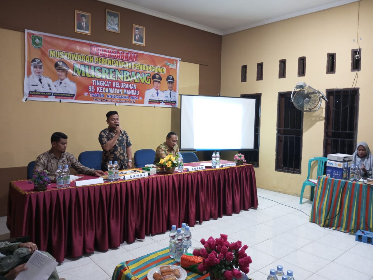 Kelurahan Talang Mandi Gelar Musrenbang Tahun Anggaran 2024, Dibuka Sekcam Mandau 