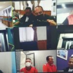 Kolase sidang vonis mantan Kades Titi Akar Rupat di Pengadilan Tipikor Pekanbaru. F : DETAK24.COM