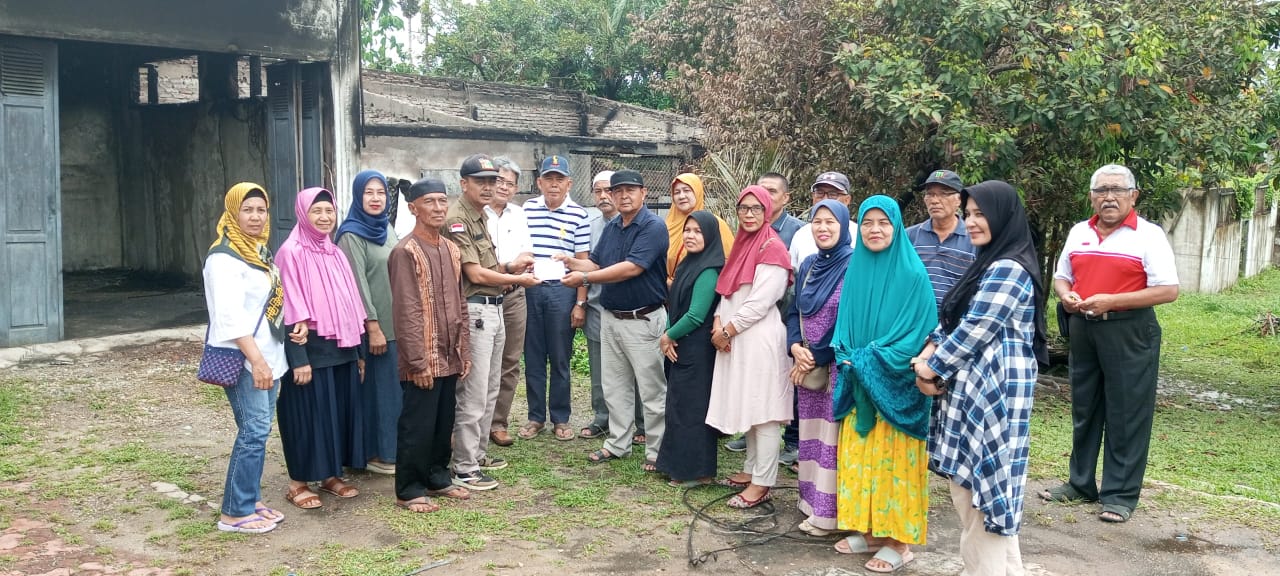 GALANG Dana, IKEDA Duri Bantu Anggi Korban Kebakaran di Pematang Pudu