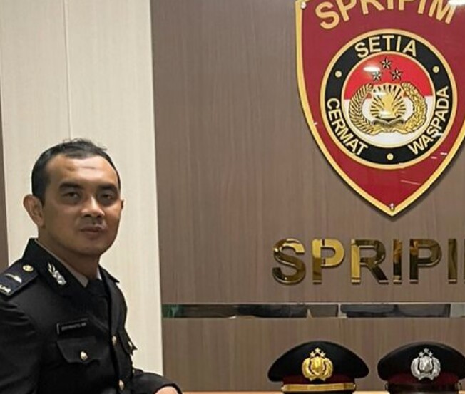 Kapolsek Siak Kecil, IPDA Eko Wahyu. F : IST