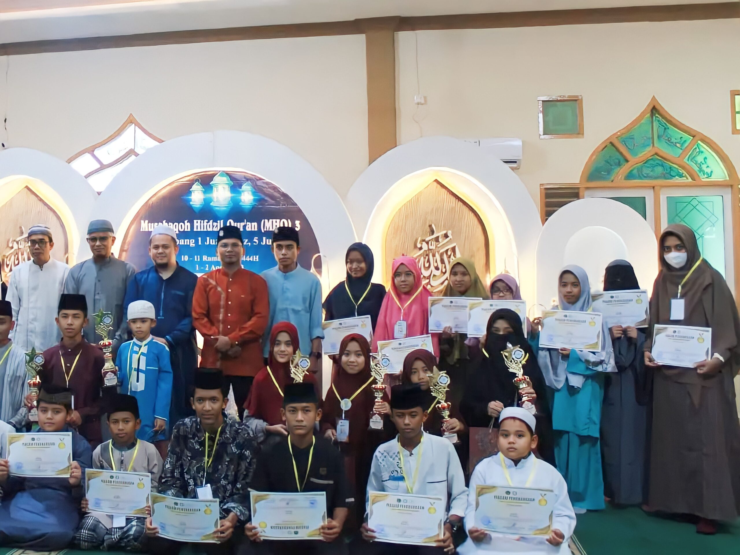 KEMBANGKAN Syiar Islam, Masjid Al Hidayah Cengkeh Laksanakan MHQ ke-3