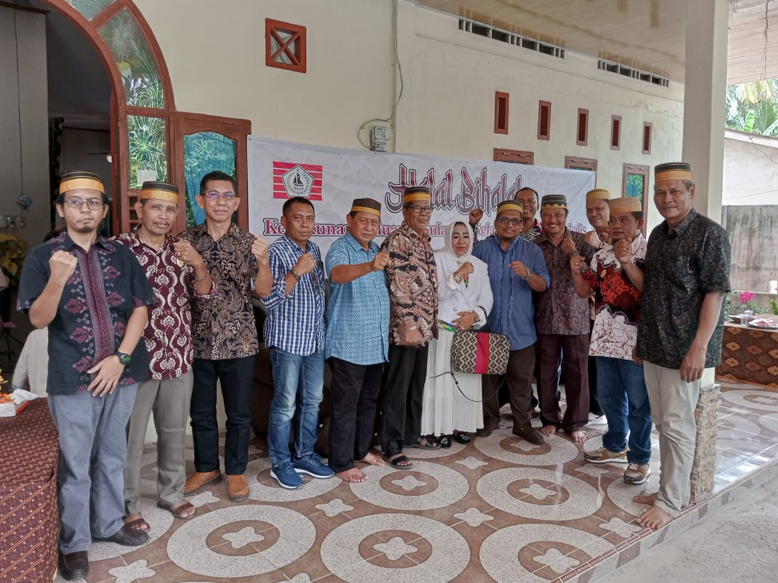 KERUKUNAN Keluarga Sulawesi Selatan Bengkalis Gelar Halal Bihalal 