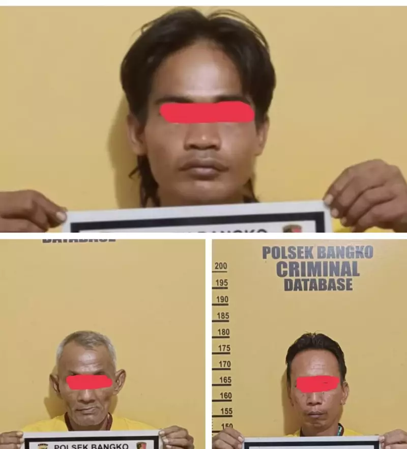OKNUM ASN Cs di Bangko Rohil Preteli Rumah Pensiunan PNS, Ketiganya Pemuja Sabu