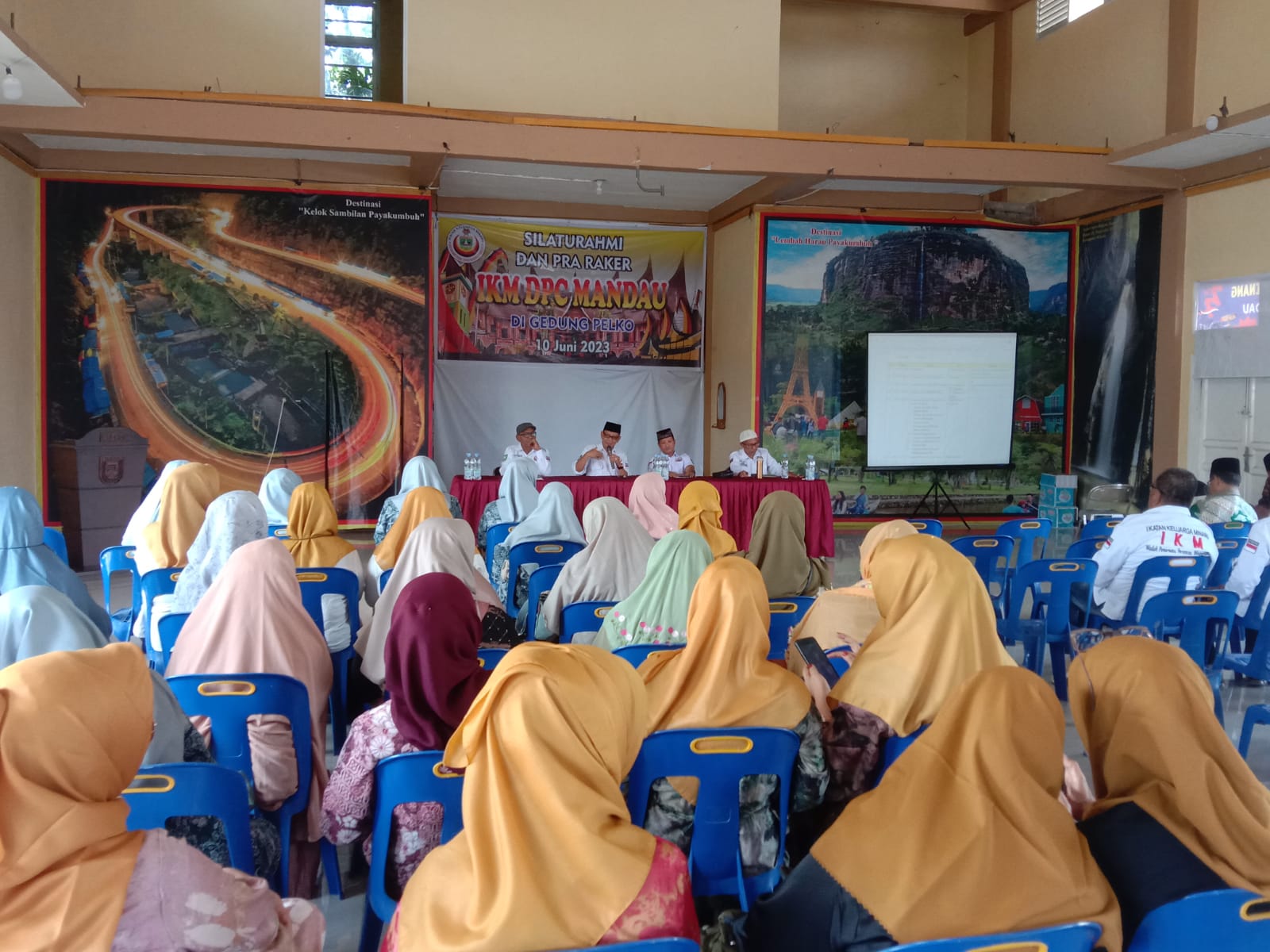 DPC IKM Mandau Gelar Pra Raker, Idul Adha 1444 H Kurban 3 Ekor Sapi 