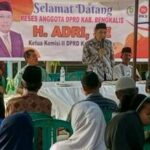 ANGGOTA Dewan PKS Haji Adri Gelar Reses di Jalan Imam Bonjol Duri 