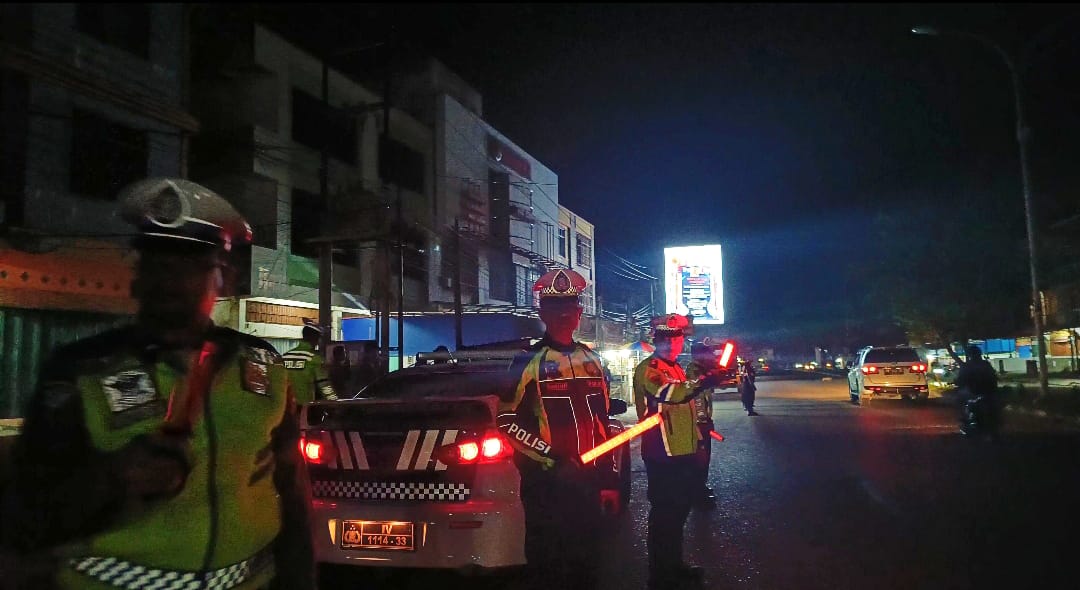 ANTISIPASI Balap Liar di Duri, Kapolres Bengkalis Terjunkan Tim Gabungan Gelar Patroli KRYD
