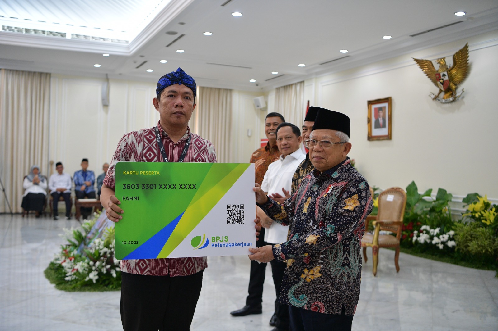 KEMBALI Anugerahkan Paritrana Award, Wapres Ingin Seluruh Pihak Dorong Universal Coverage Jamsostek