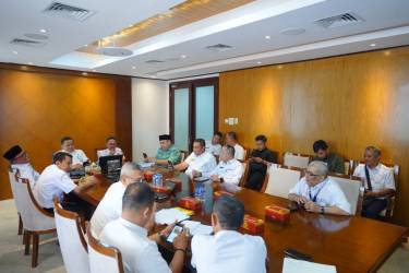 Pemprov Riau rapat pembahasan jembatan Bengkalis-Sei Pakning. F : CAKAPLAH