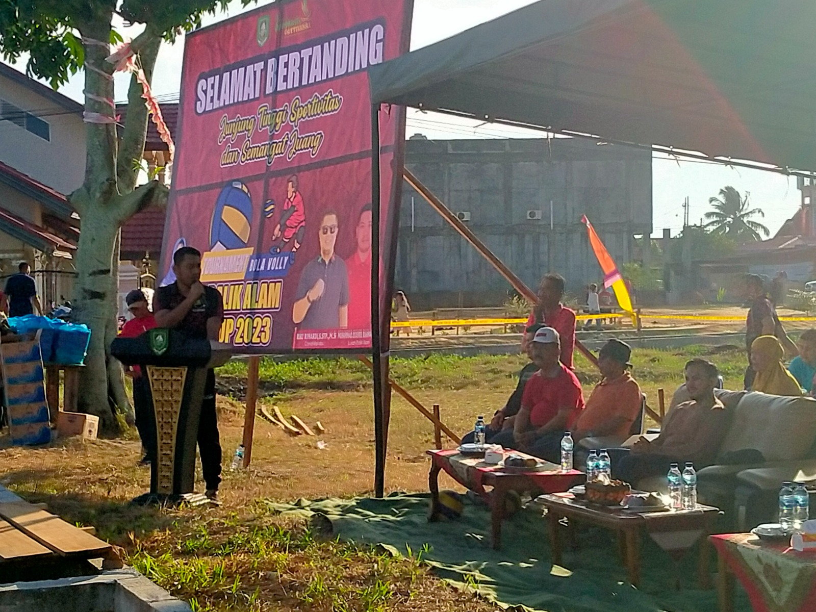 DUKUNG Program Bengkalis Bermasa, Kelurahan Balik Alam Gelar Pertandingan Voli Antar RW