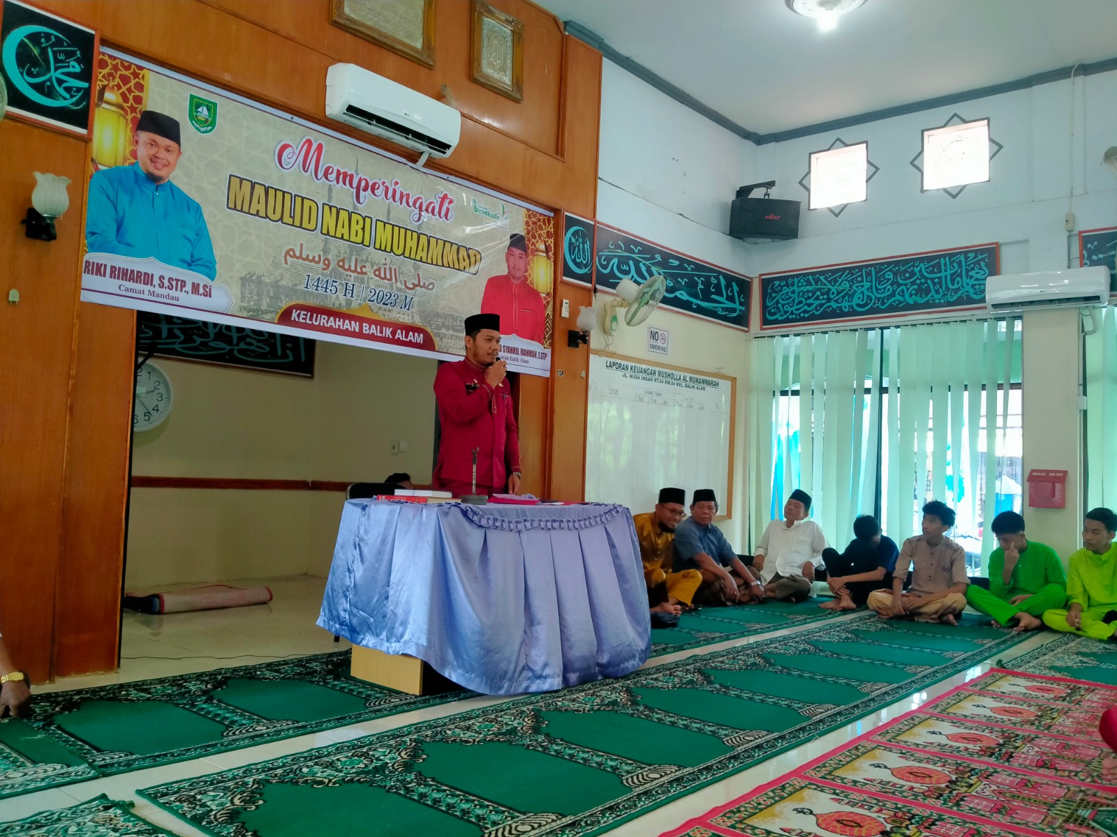 KELURAHAN Balik Alam Peringati Maulid Nabi Muhammad SAW 1445 Hijriah 