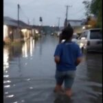 Kondisi banjir di Jalan Hangtuah, Buluhkasap Dumai