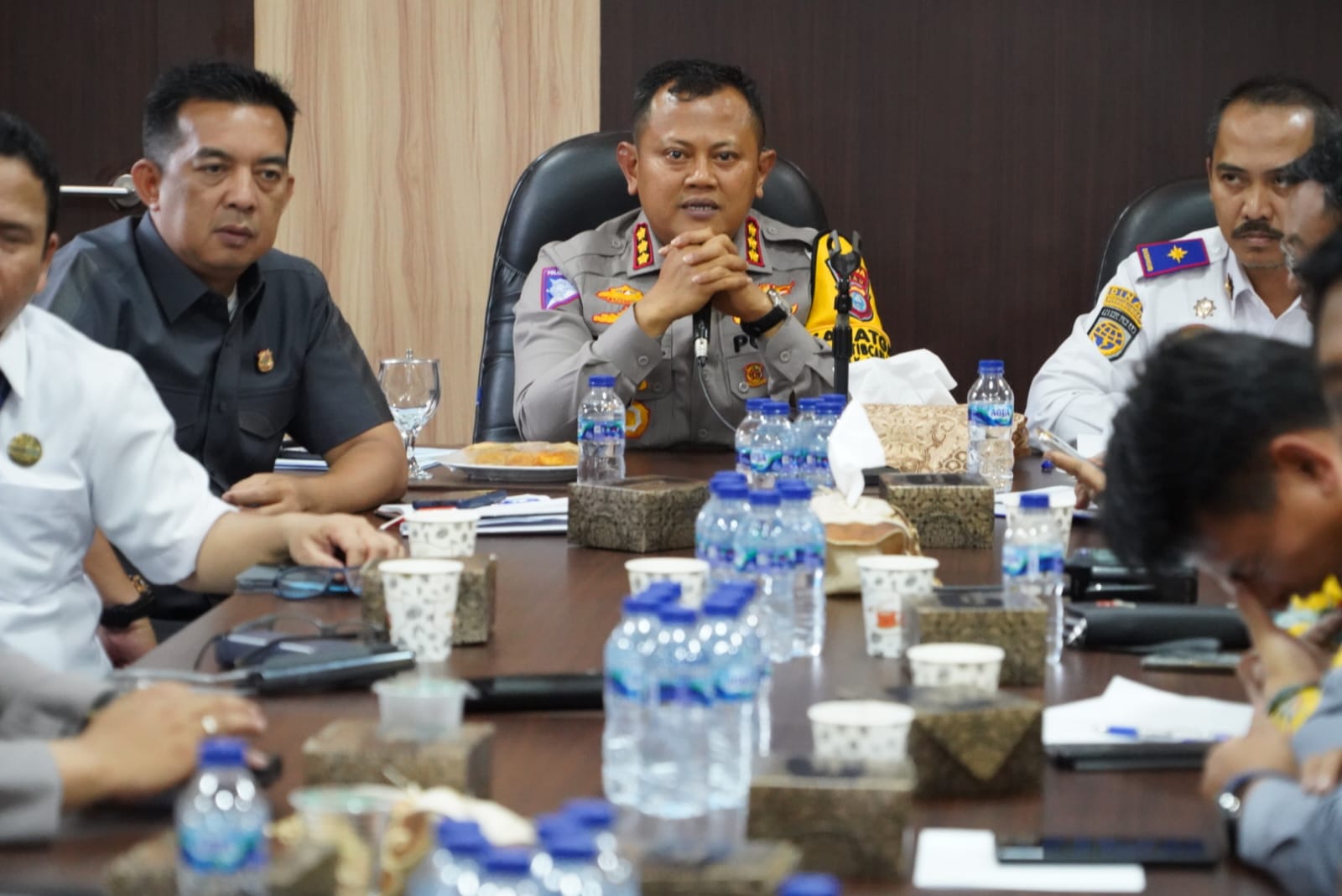 DIRLANTAS Polda Riau Kombes Pol Taufiq Inisiasi Rapat Forum LLAJ di Awal Tahun 2024