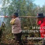 KARHUTLA Dumai : 6,5 Hektare Lahan di Tanjung Palas Membara, Terjadi di Dua Lokasi
