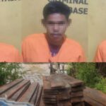 Polisi Sikat Tiga Pembalak di Desa Langkat Bengkalis