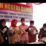 Pemusnahan BB triwulan ketiga 2024 di Kejari Dumai. (f : ist)