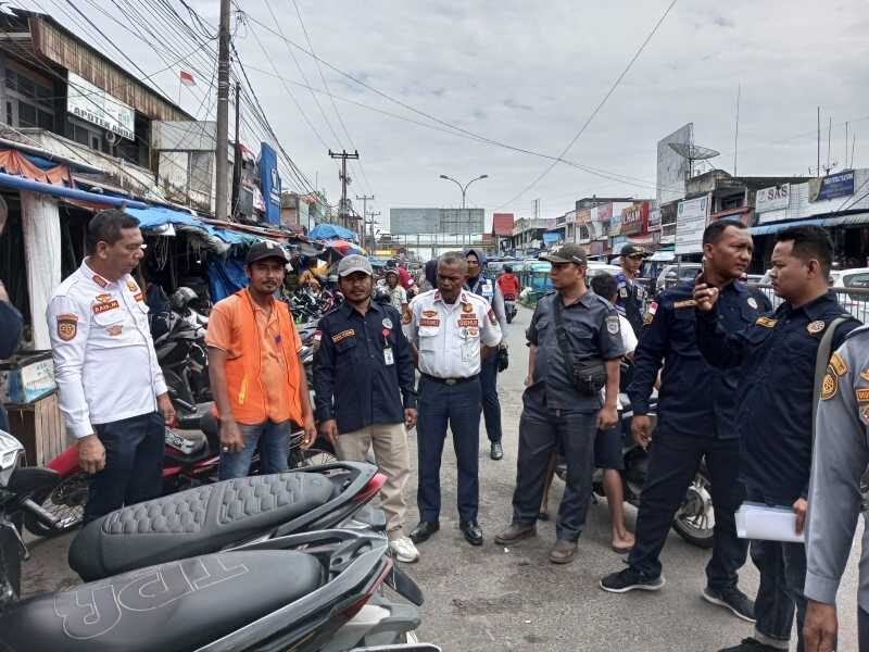 Giat Rutin Tertibkan Juru Parkir, Tim UPT Parkir Mandau-Pengelola Turun ke Lapangan