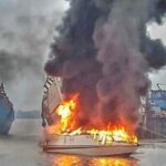 ABK Kritis, Speedboat Sayur Tujuan Batam Terbakar di Selatpanjang