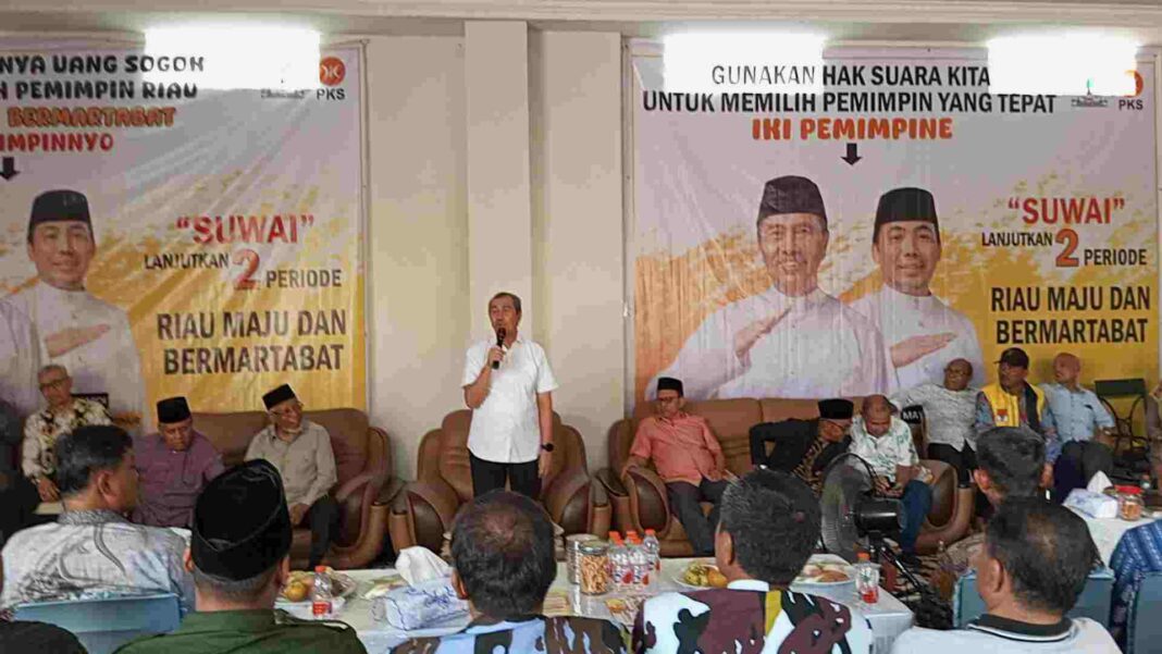 Syamsuar Kukuhkan Tim Pemenangan Suwai Bengkalis Daratan di Kediaman Haji Samda, Pendukung Gelorakan Dua Periode 