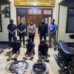 Udin Petot Cs Gasak Kabel Lampu Jalan Tol Permai di Km 76 Pinggir 