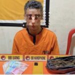 Pria Ini Terpergok Polisi Isap Ganja di Jalan M Yamin Tembilahan 