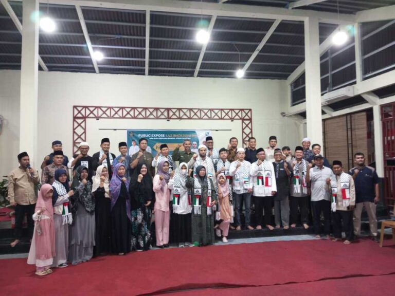 Kegiatan public ekspose serta buka puasa bersama LAZ Ibadurrahman Duri 2025. f : Yus Sikumbang