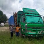 Tetap Operasi Selama Lebaran Idul Fitri, Truk Akasia Ditilang Polisi di Rohil