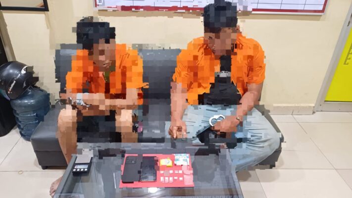 Penangkapan Narkoba Terbaru : Polisi Bekuk Dua Pengedar di Belakang RM Beringin Bukit Kapur 