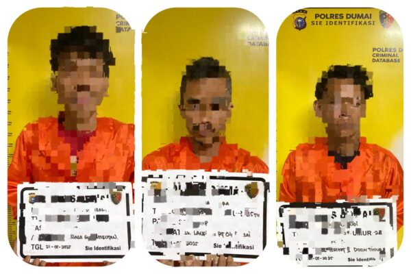 Ini Tampang Kawanan Maling Gentayangan di Jalan Paris Dumai 