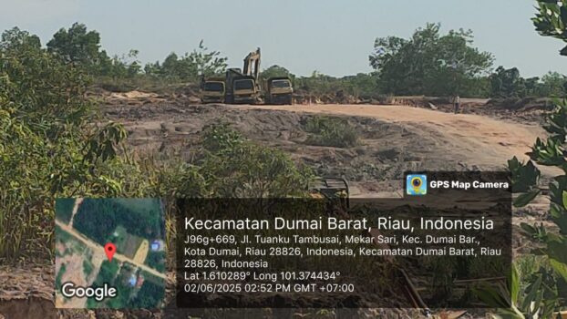 Banyak Usaha Galian C Ilegal di Dumai, Ancam Kerusakan Lingkungan Skala Global 