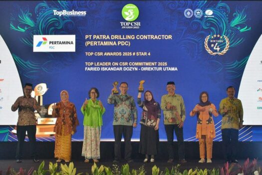 PT Patra Drilling Contractor Raih Top CSR Awards 2025