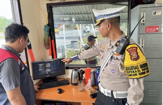 Ups! Ada Razia Kecepatan di Tol Permai, Pengemudi Diingatkan Hati-hati 