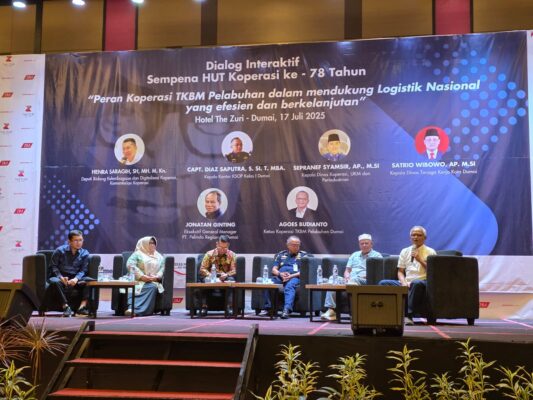 Pelindo Dumai Jadi Narasumber pada Dialog Interaktif TKBM, Sempena HUT Koperasi 