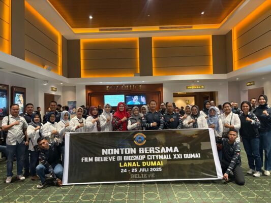Pelindo Dumai Ikut Nobar Film Believe; Takdir, Mimpi, Keberanian di Citimall