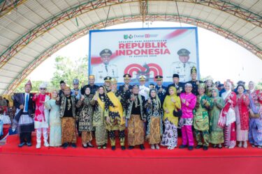 Pelindo Dumai Hadir di Upacara Penurunan Bendera Sempena HUT RI ke-80 