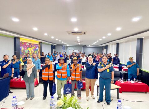 Diikuti Puluhan Porter, Pelindo Dumai Gelar Pelatihan Penerapan K3